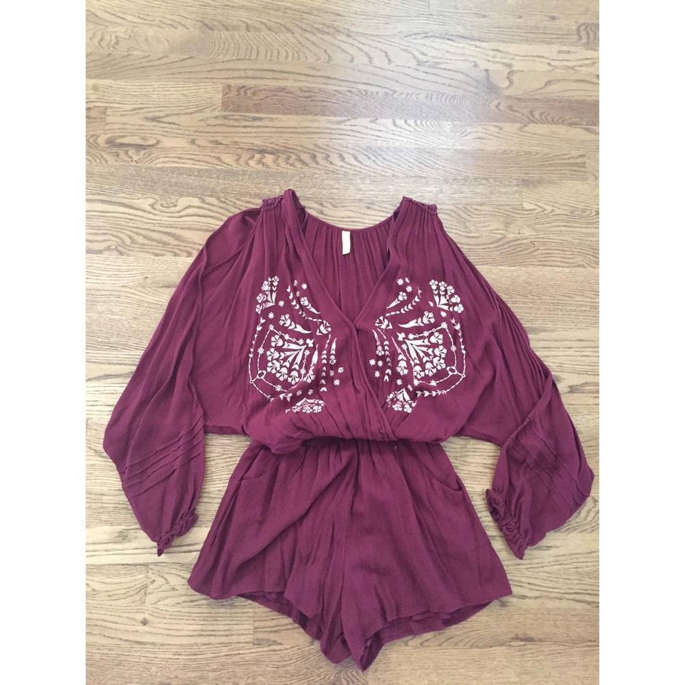 XS Free People Love is All Around Romper